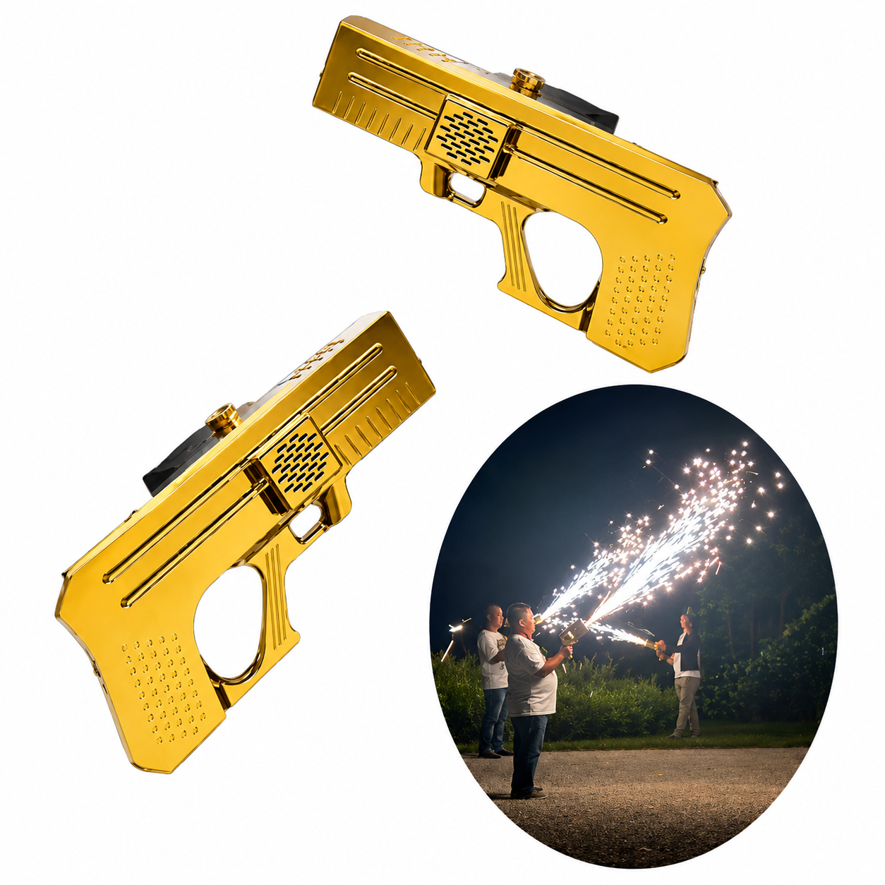 Large Handheld Cold Sparks Gun