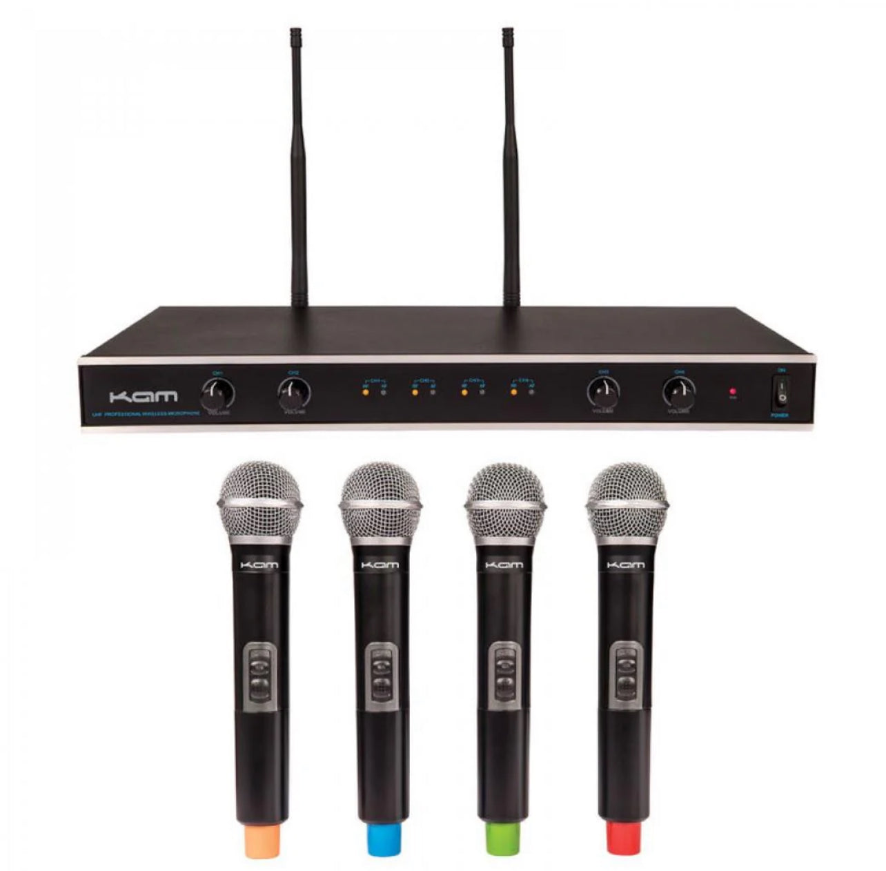 Kam Quartet ECO Wireless Microphone System 4 Handheld Mics
