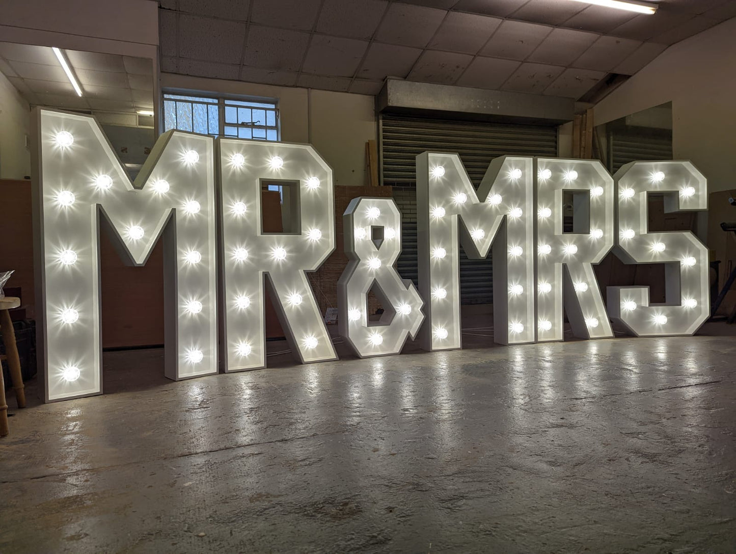 4ft MDF Wooden Marquee Large LED Letters