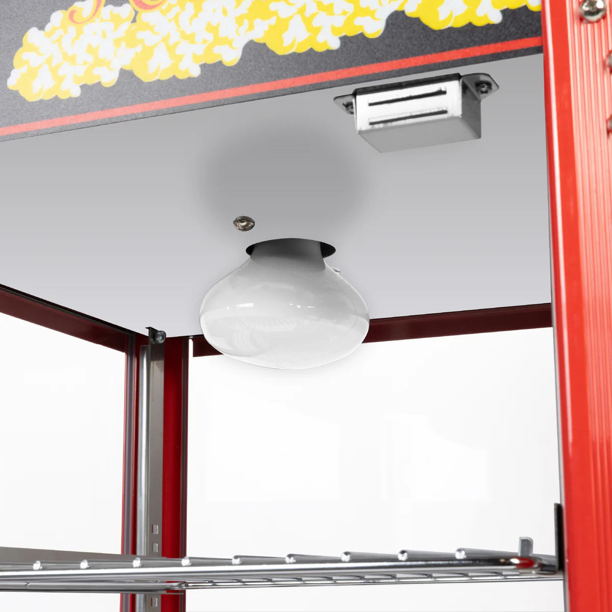 Popcorn Storage Machine Commercial Popcorn Maker & Storage Red | Event Equipment – CC5 Visuals
