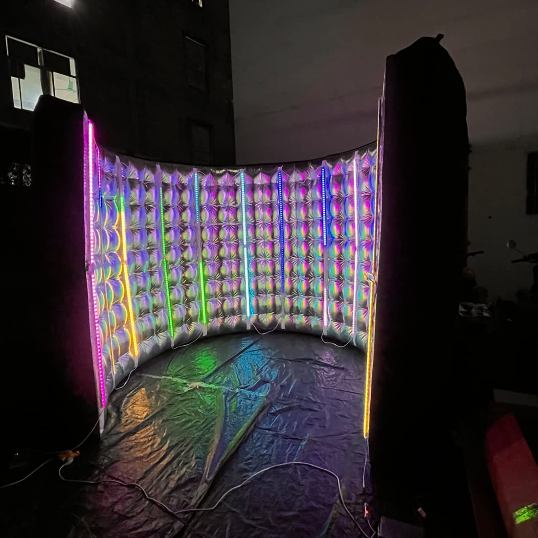 C Shaped Inflatable Photobooth Backdrop | Unique Design – CC5 Visuals