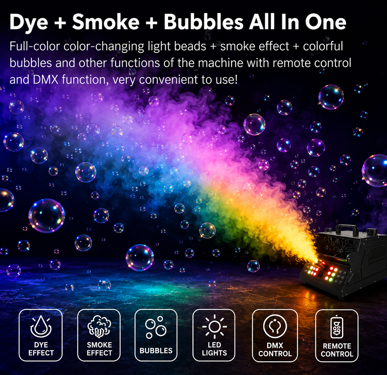 Bubble & Smoke Machine