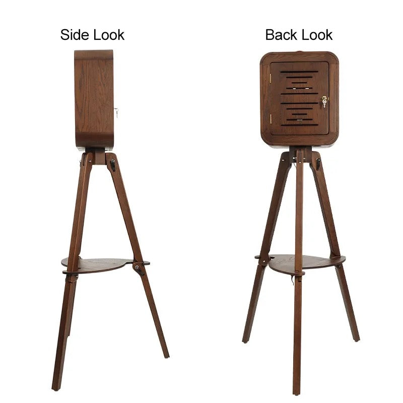 Wooden Oak DSLR Selfie Pod Photobooth With Stand