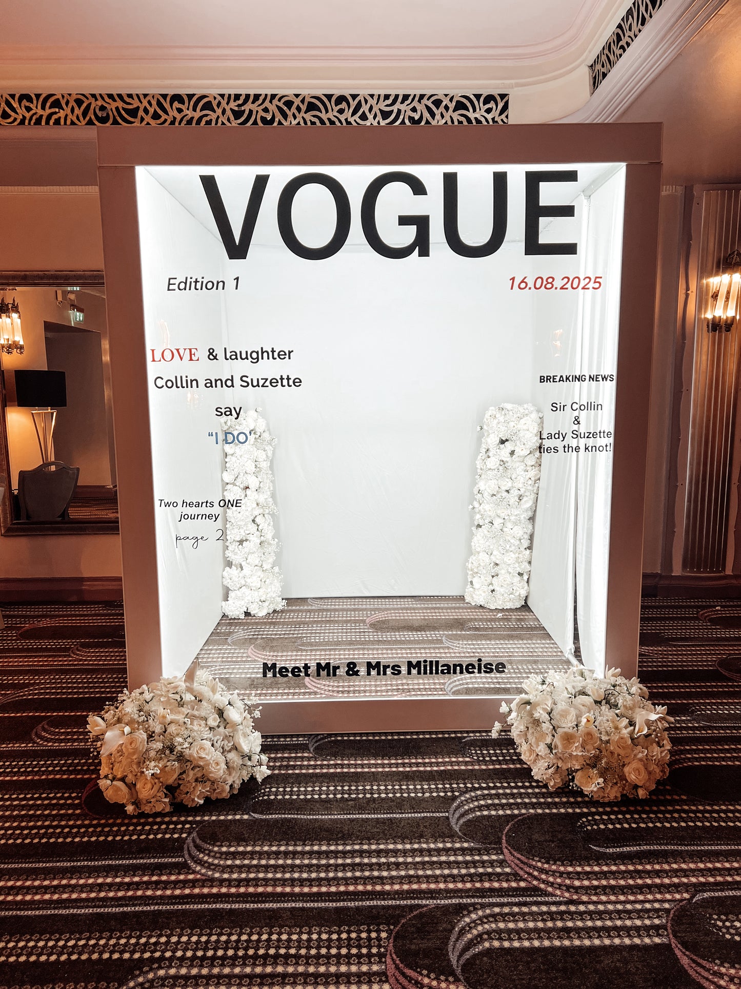 Vogue Magazine Photobooth Standard Enclosure
