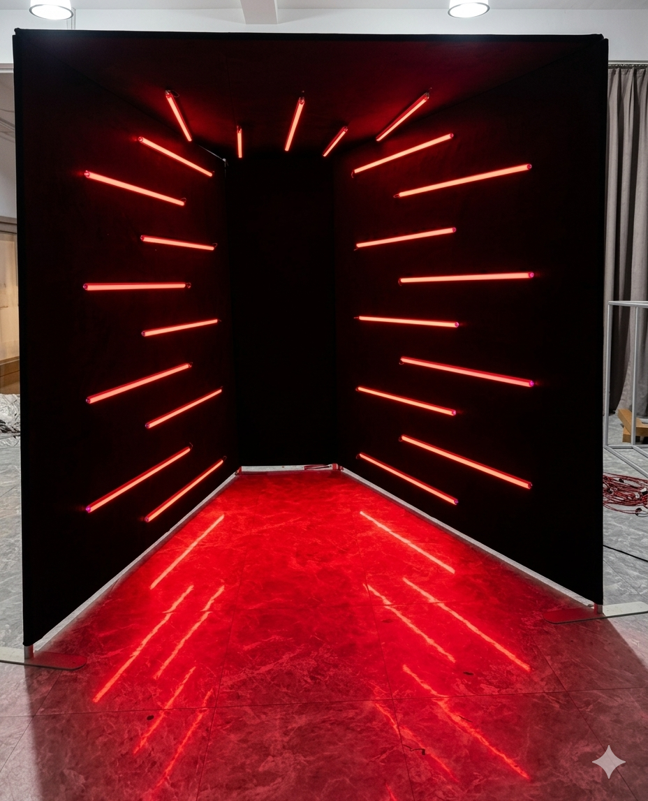 Vogue Tunnel LED Photobooth Backdrop Enclosure Backdrop