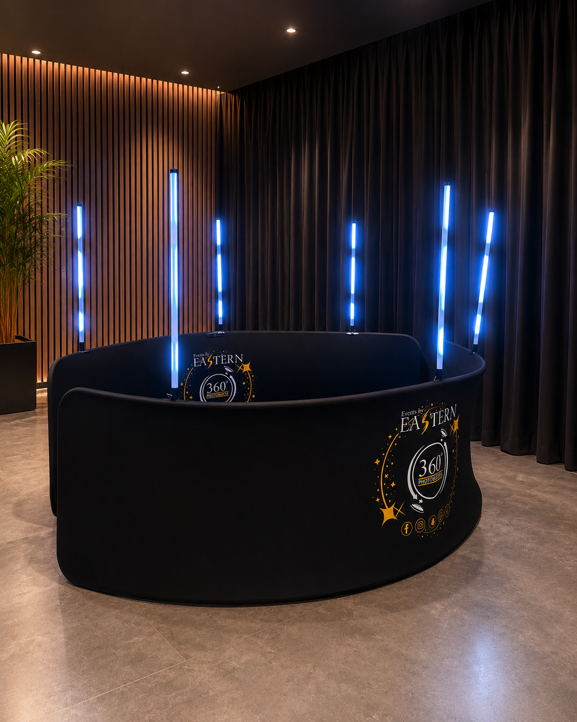 2 Piece Photobooth Led Enclosure Backdrop