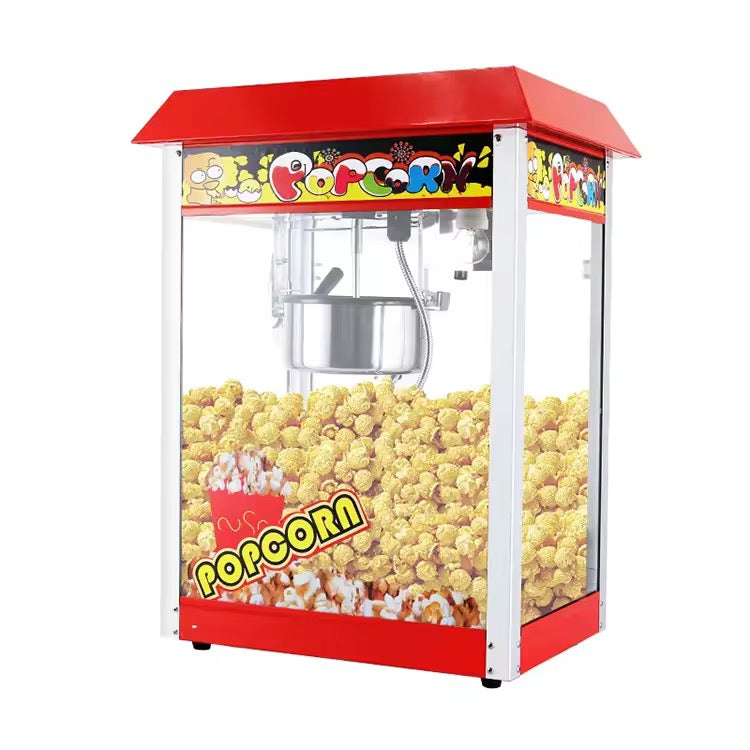 Commercial Popcorn Maker Machine & Cart