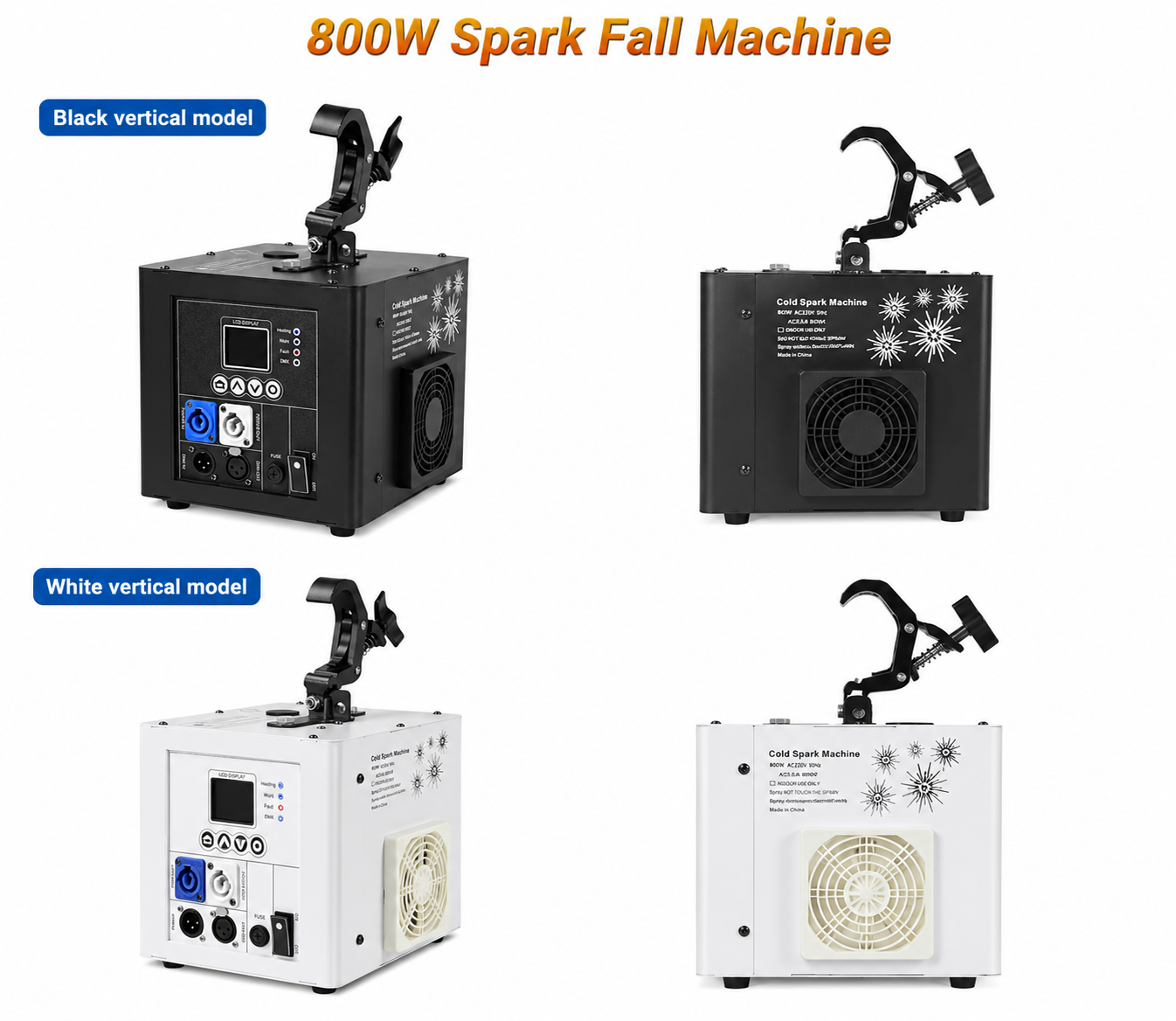Upside Down Cold Sparks Waterfall Machine Indoor Fireworks