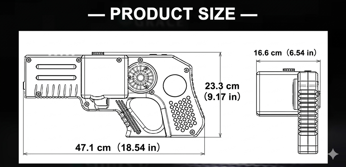 Large Handheld Cold Sparks Gun