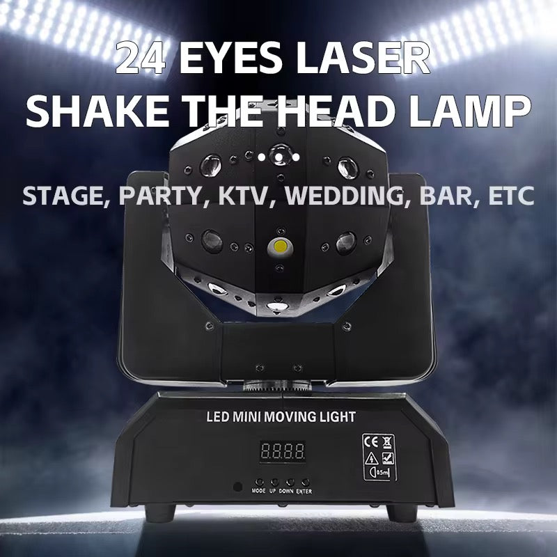 Moving Head Beam Strobe Light DJ 3 in 1