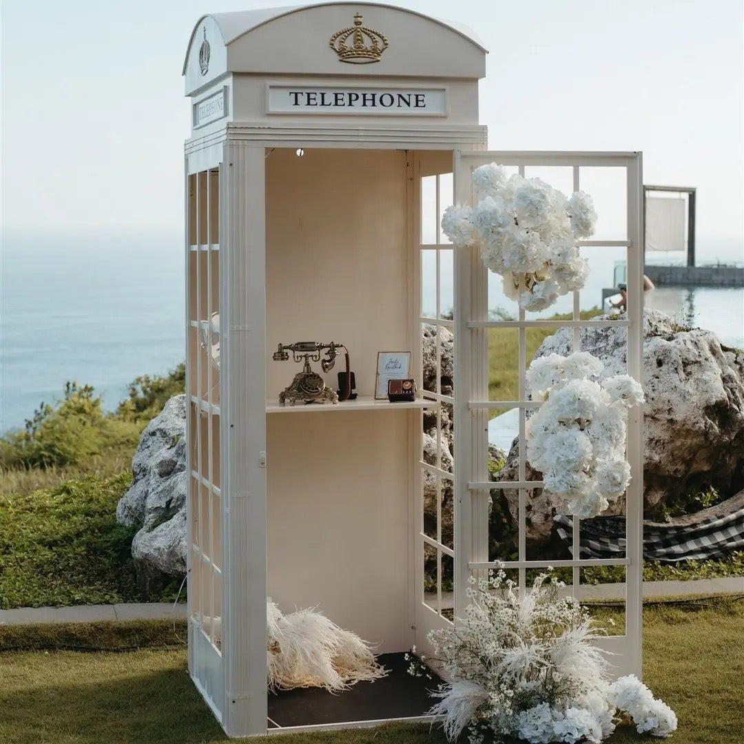 Vintage Telephone Box Audio Guestbook