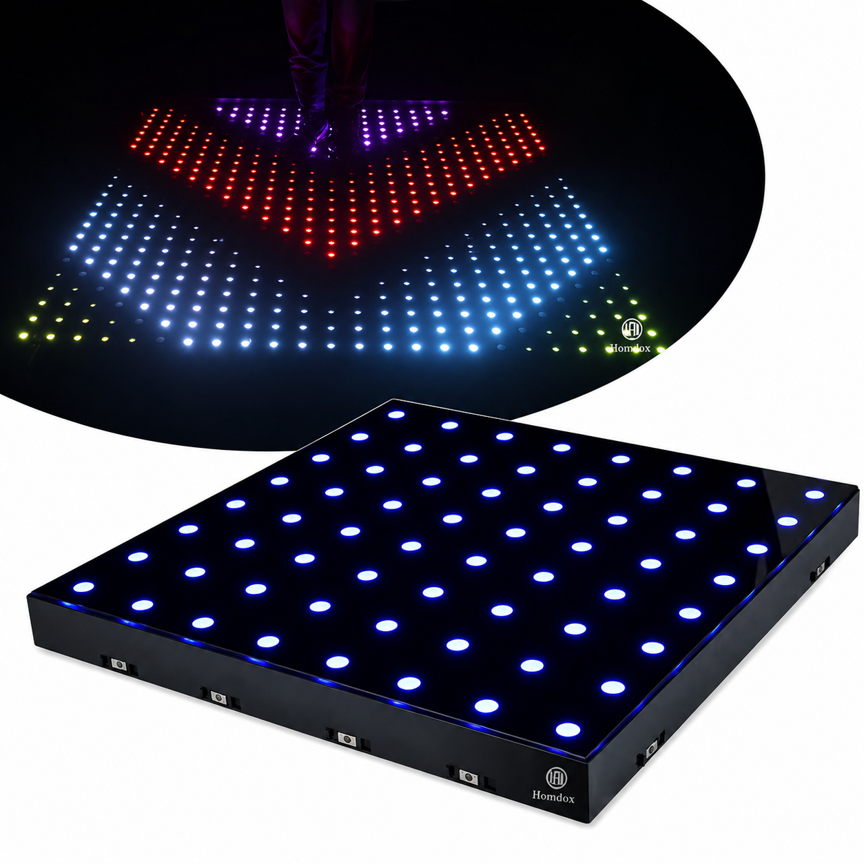 Digital LED Glass Dance Floor
