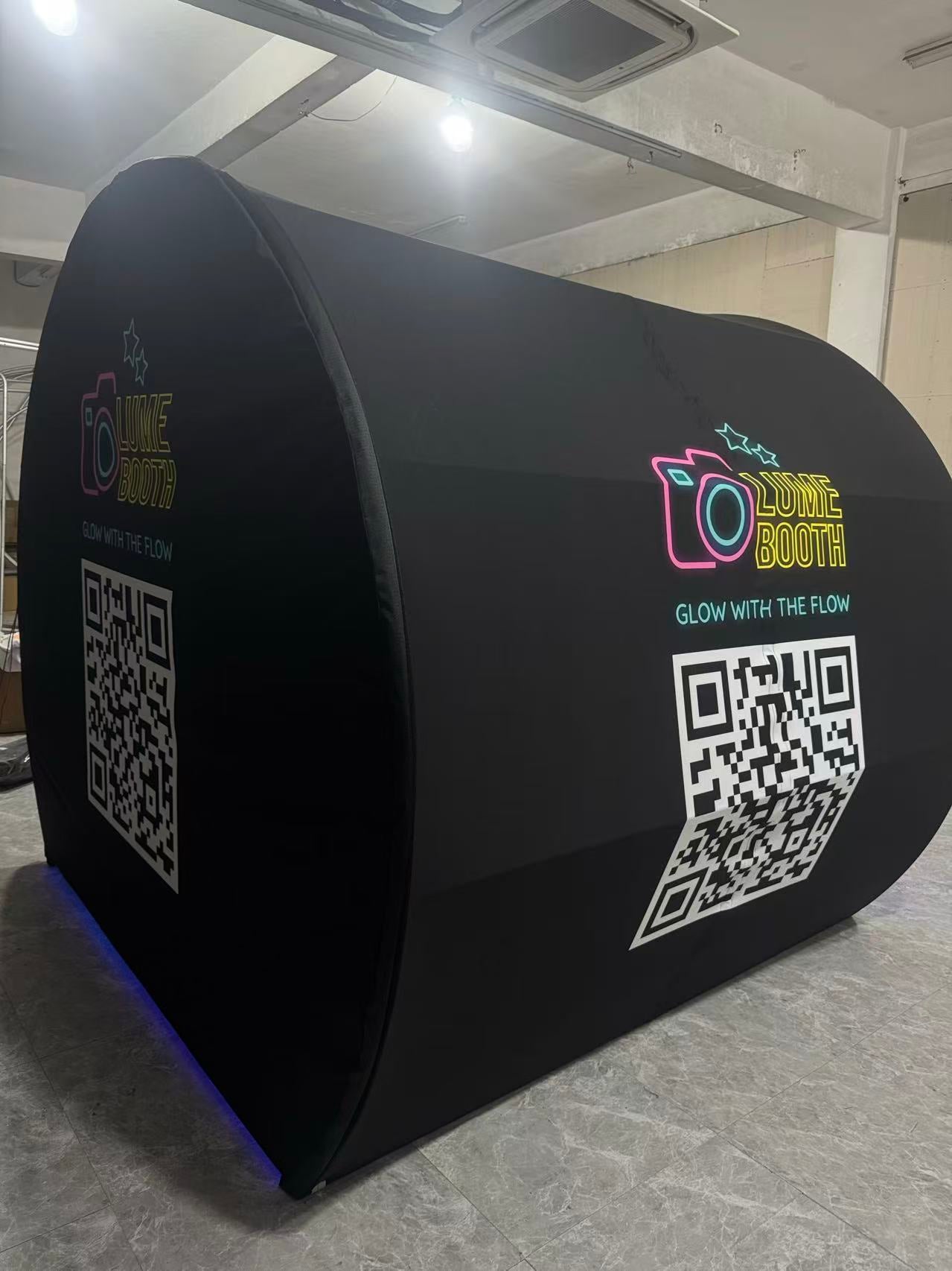 Cave Tunnel LED Photobooth Backdrop Enclosure