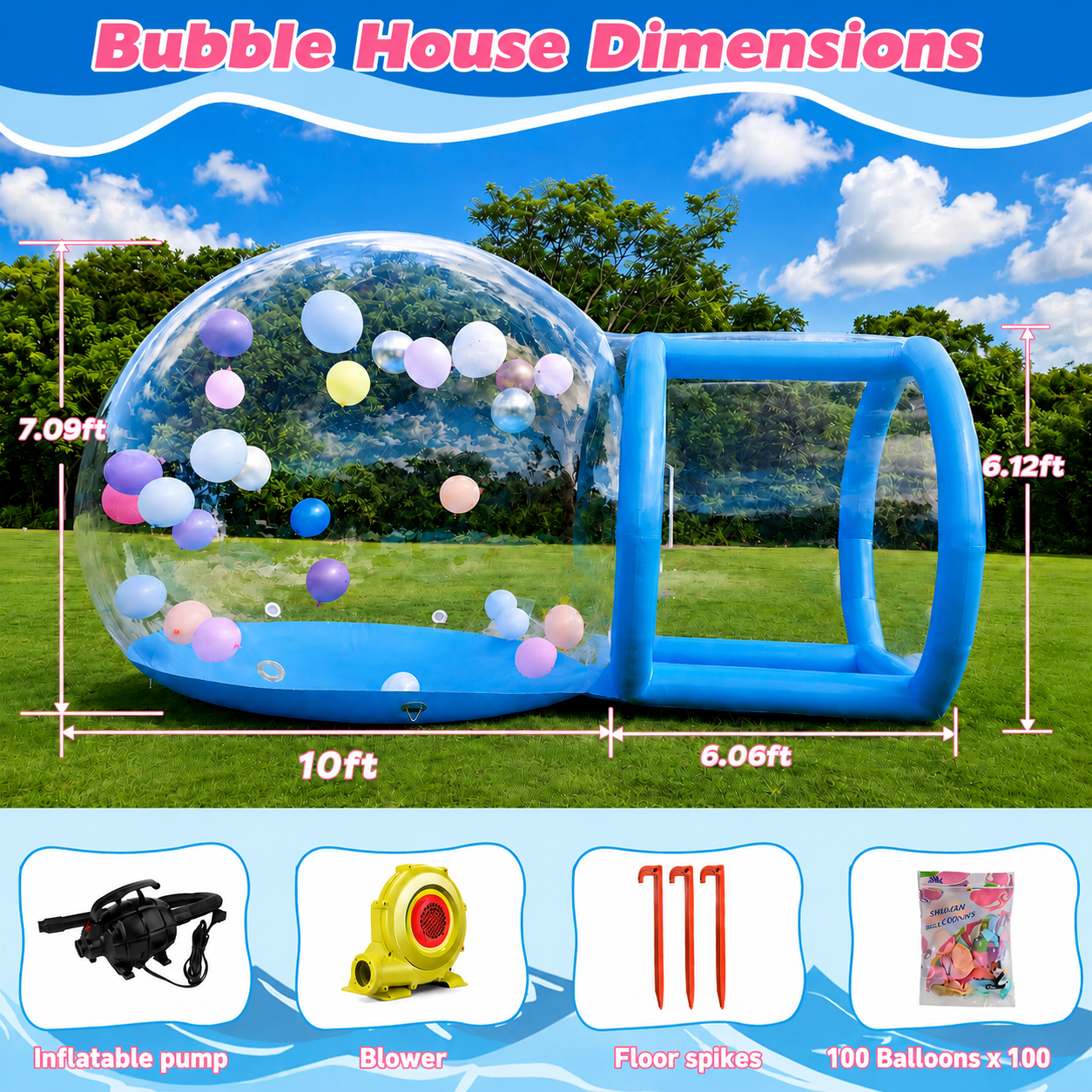 Bubble House Commercial Grade Inflatable Tent Balloons