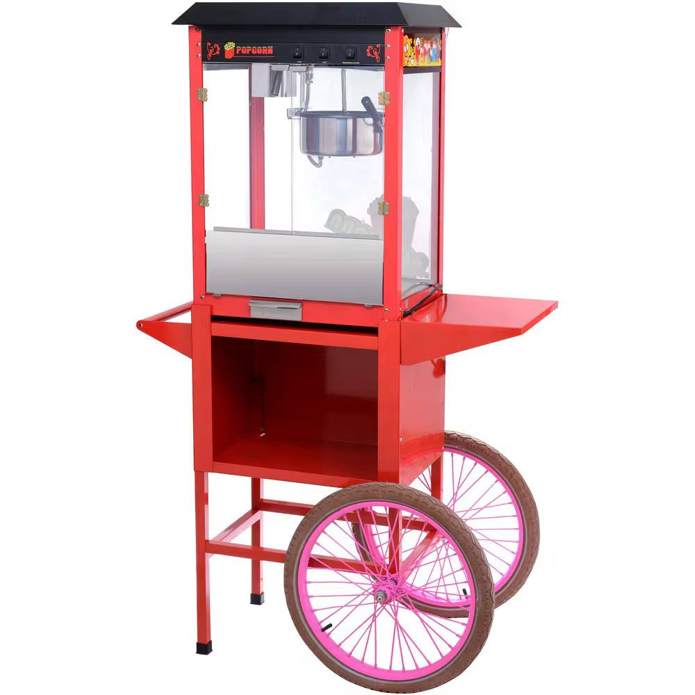 Commercial Popcorn Maker Machine & Cart