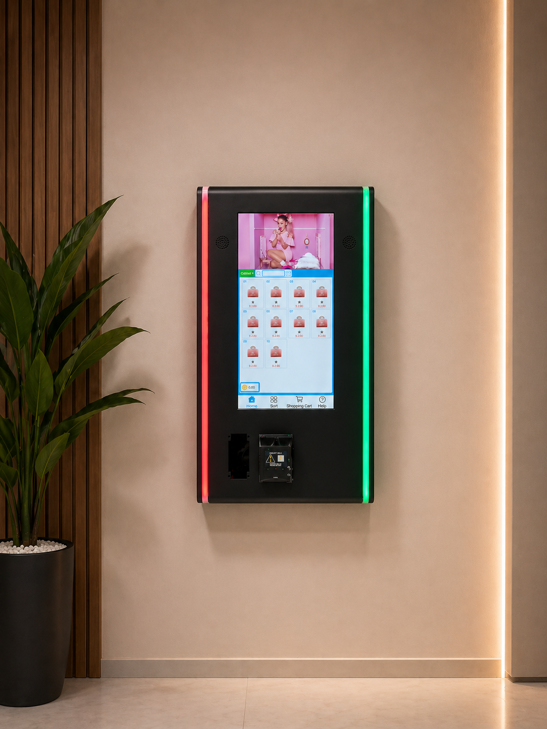 Mini Wall Mounted Vending Machine