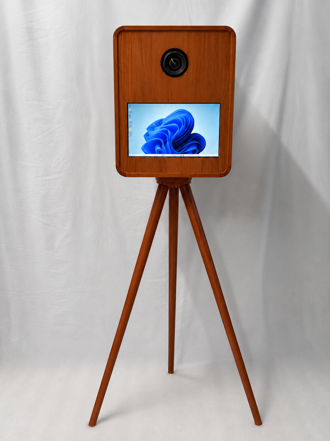 Vintage Dark Oak Windows DSLR Selfie Pod Photo Booth