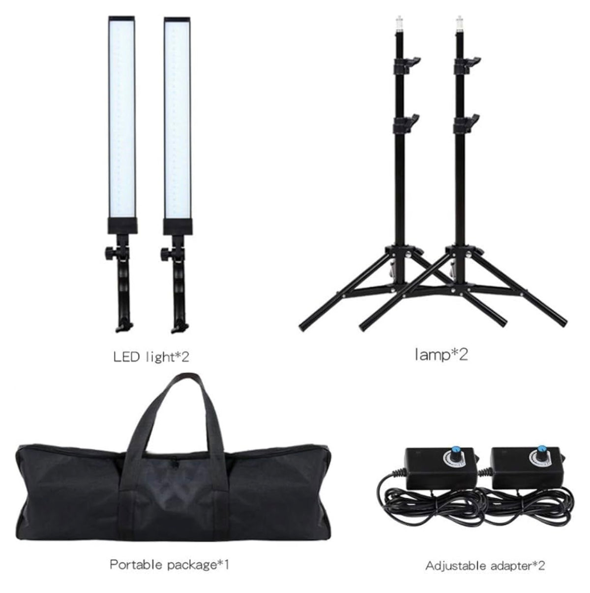 Led Stand Setup LED Lights Set With Stands | Complete Event Lighting Kit – CC5 Visuals