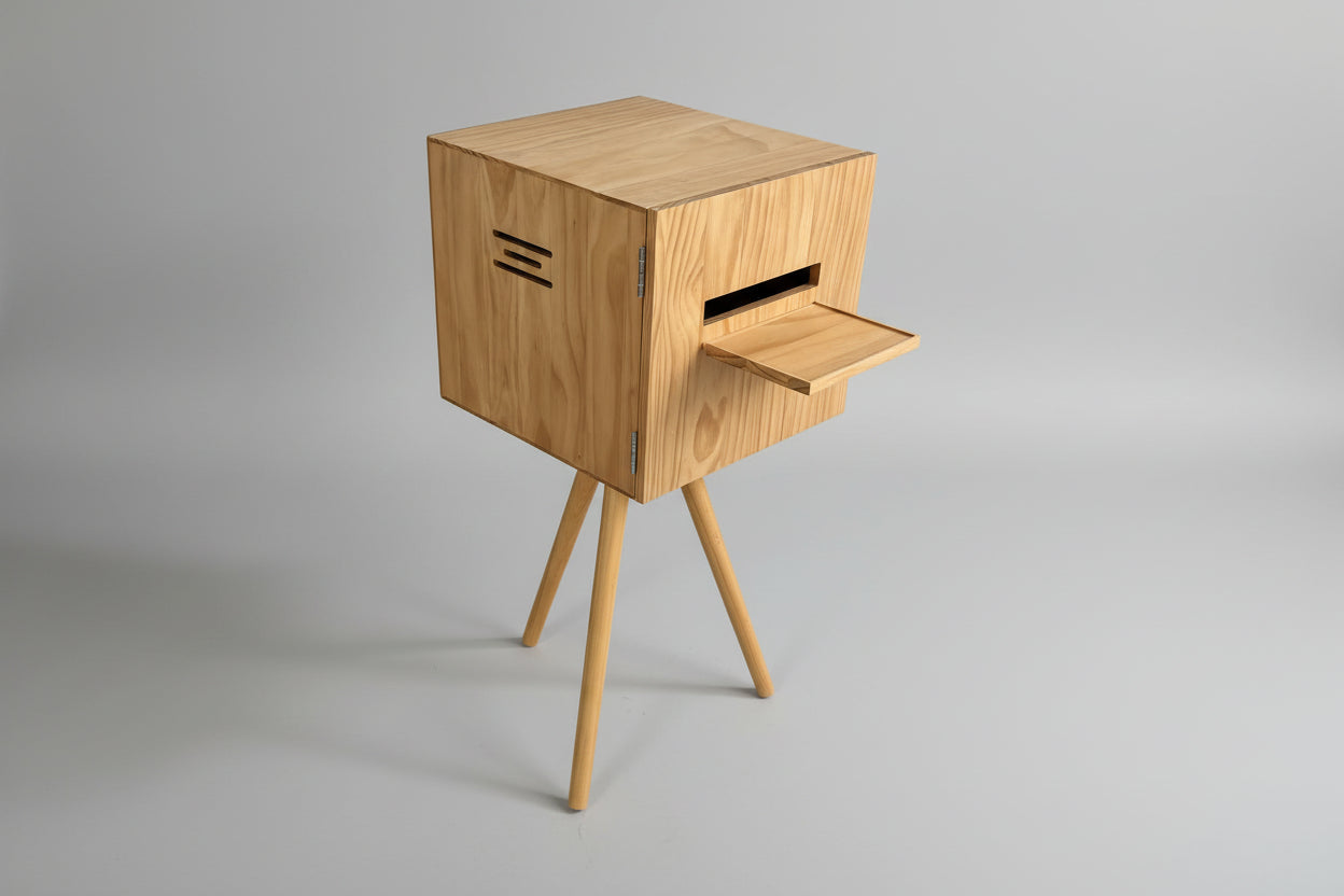 Photobooth Wooden Printer Stand For Various Printers