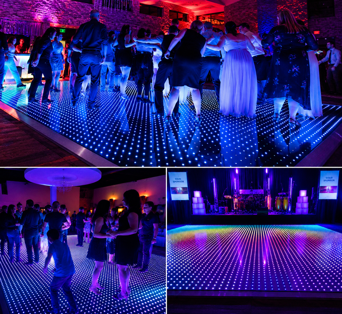 Digital LED Glass Dance Floor