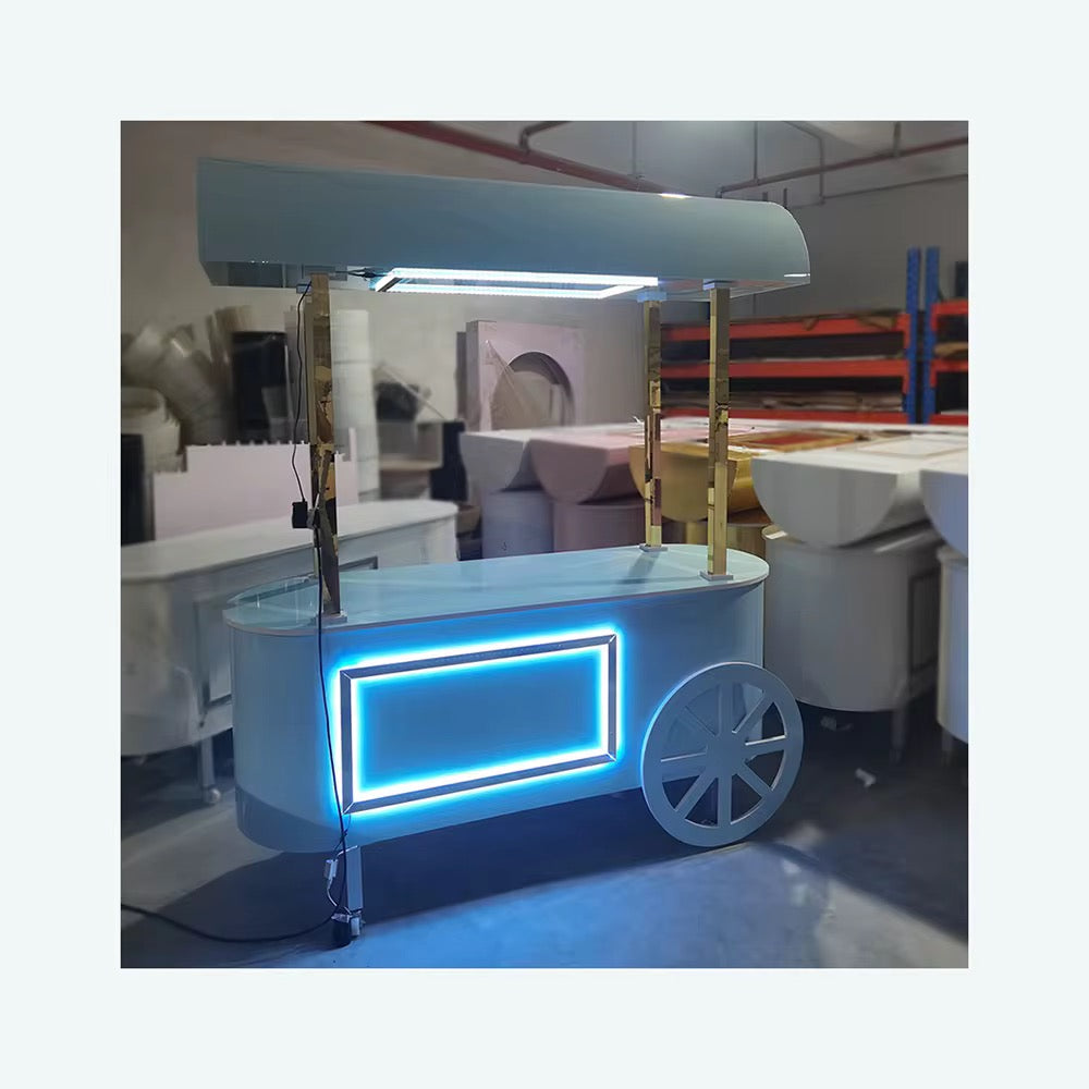 Pancake Dessert Cart With LED Lights