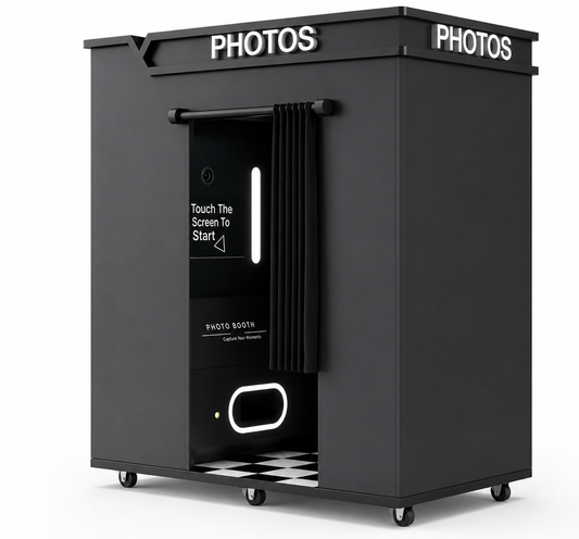 Enclosed Original Photobooth With Payment System Selfie Booth