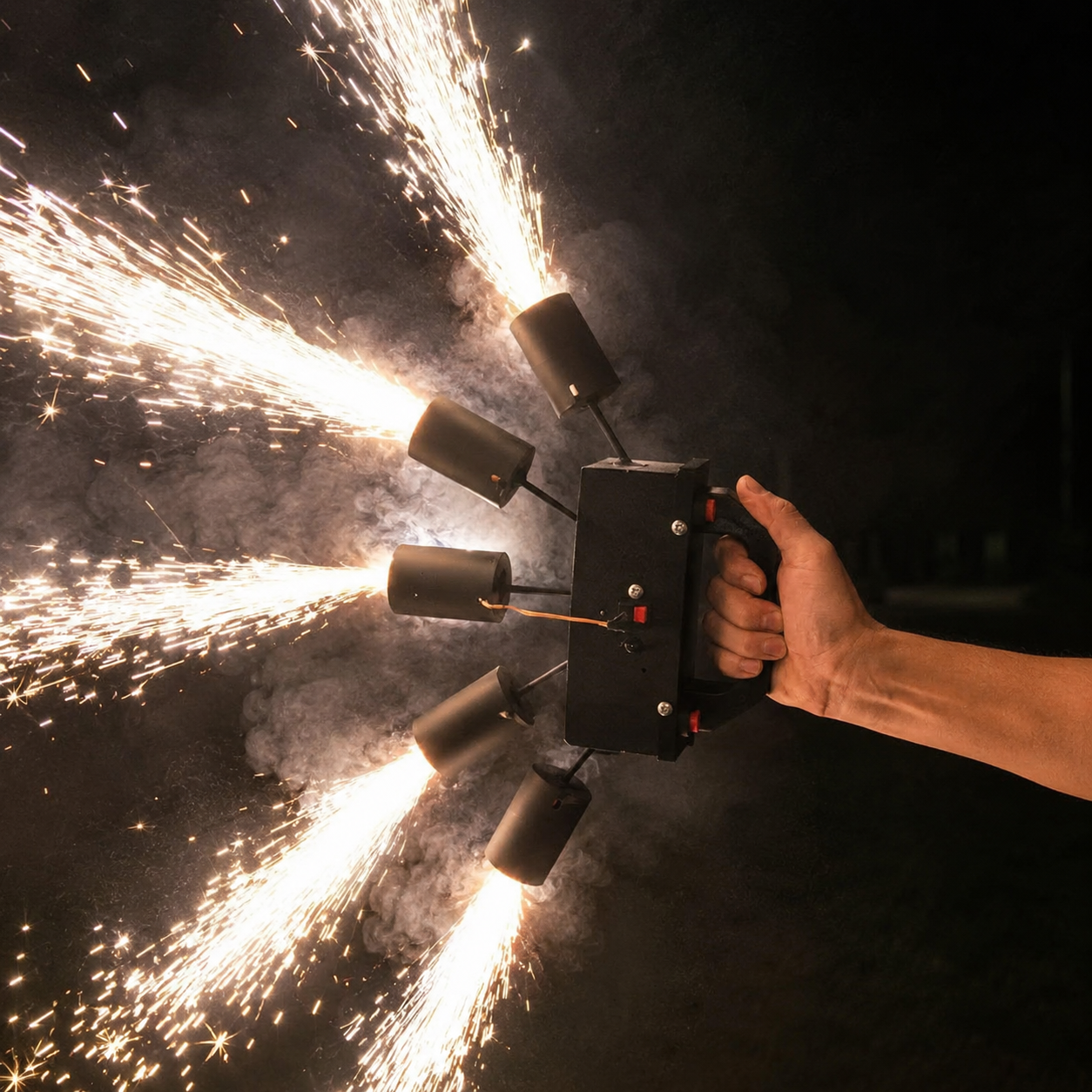 Multi Head Handheld Cold Sparks Gun