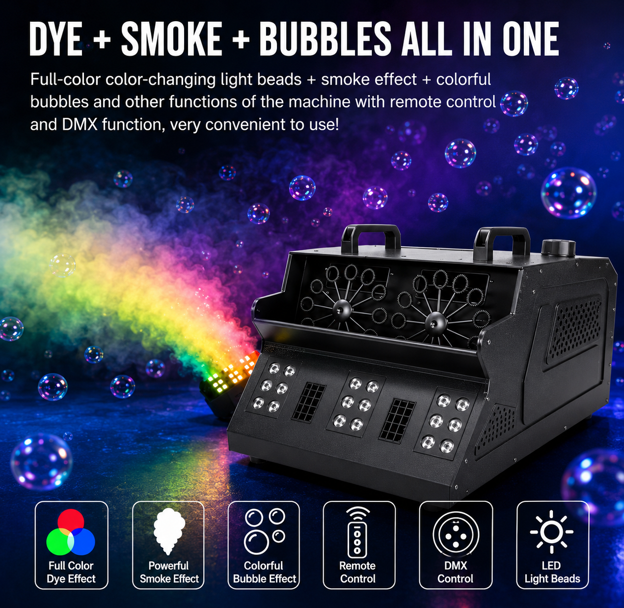 Bubble & Smoke Machine
