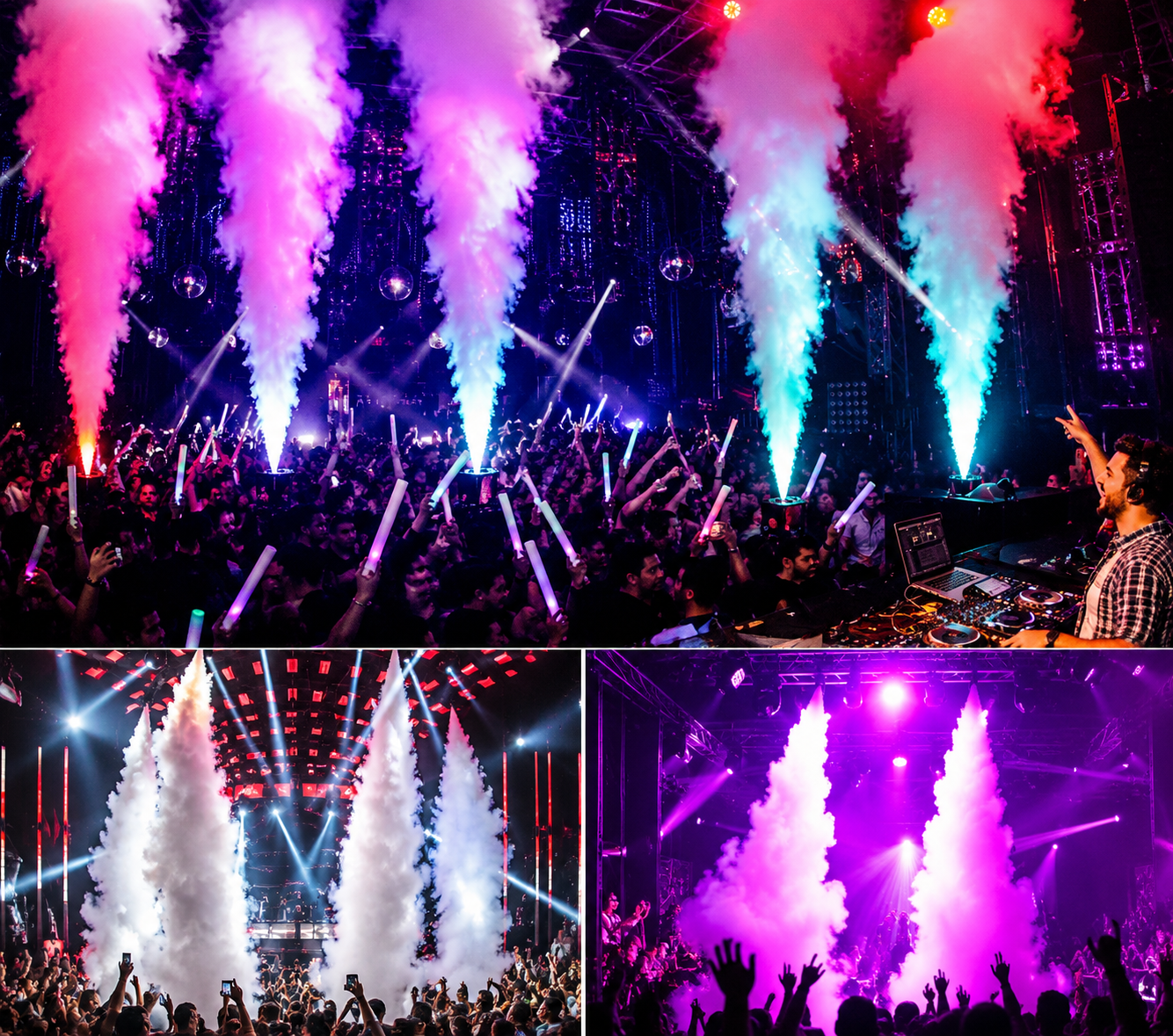 Vertical Fog Smoke Machine Water Solution