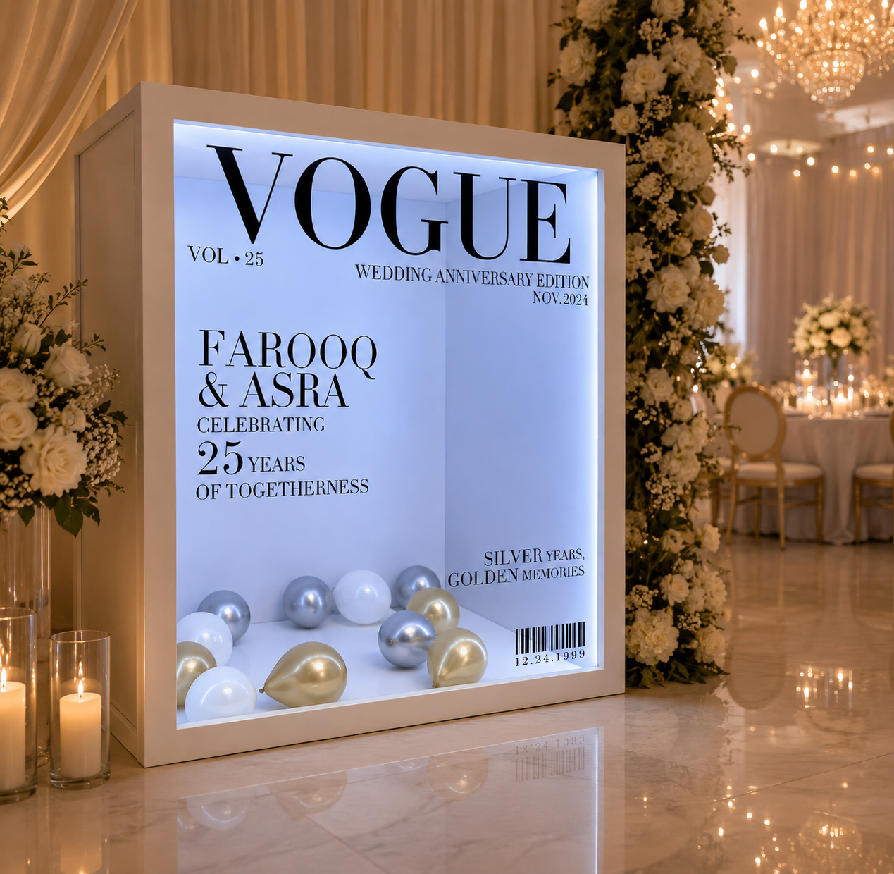 Vogue Magazine Photobooth MDF Enclosure