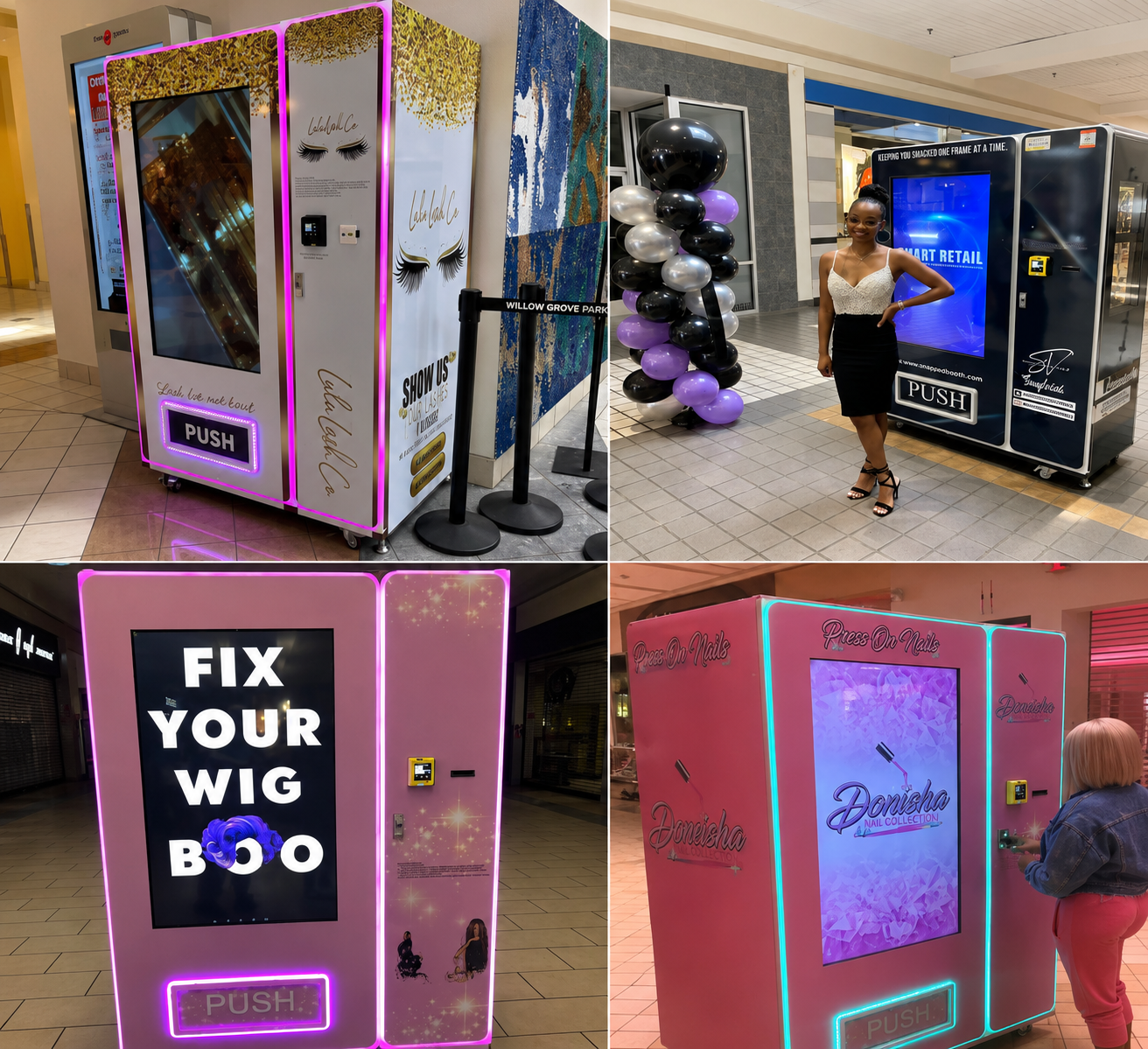 Large Touchscreen Vending Machine Snacks Drinks