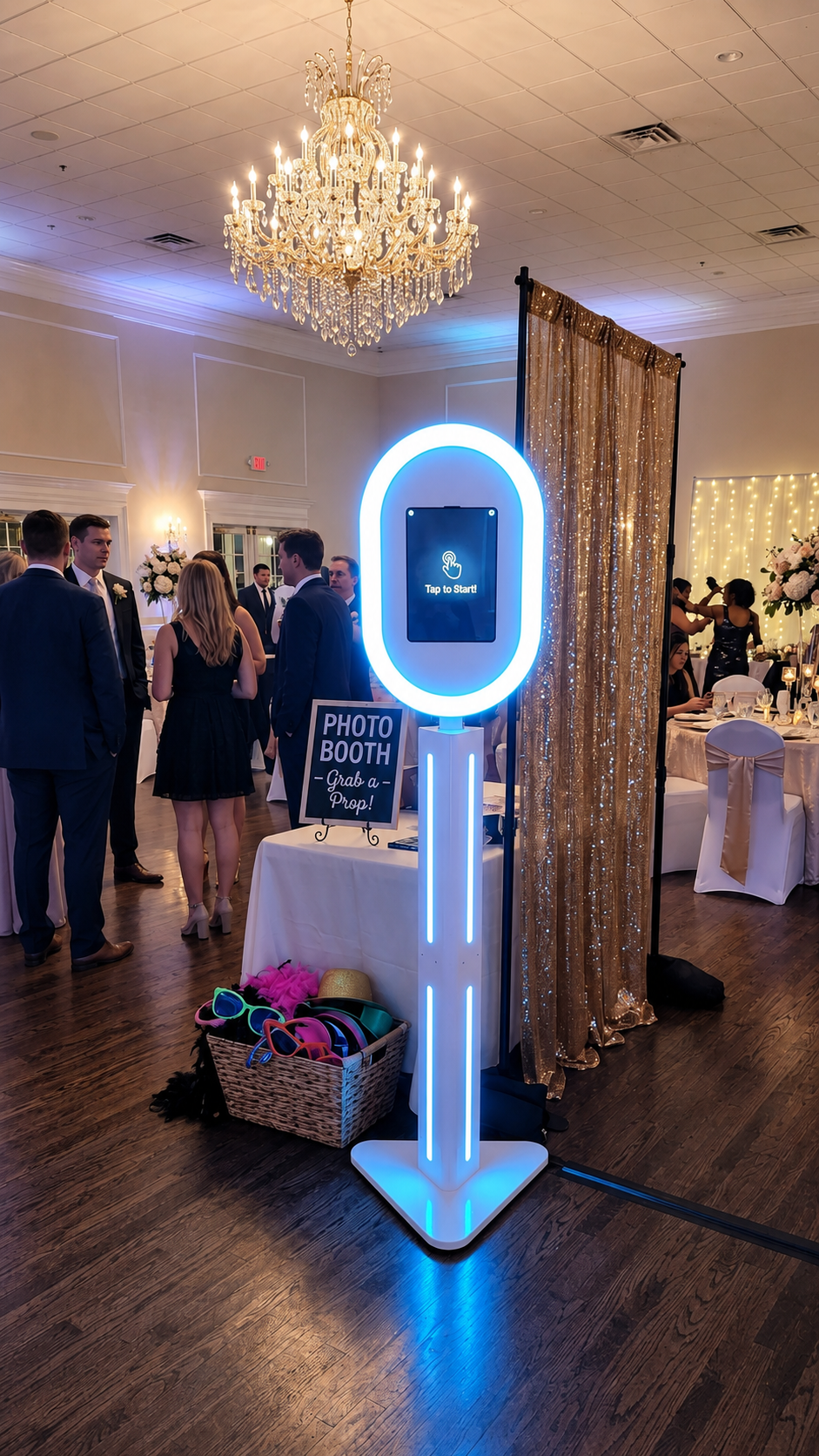 Oval IPad Selfie Pod Photobooth