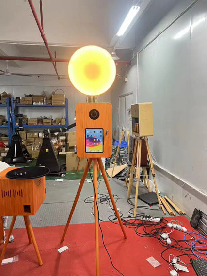 Wooden DSLR & iPad Selfie Pod Windows Photobooth