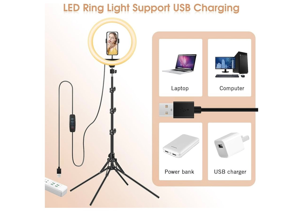 12” RGB LED Ring Light With Stand