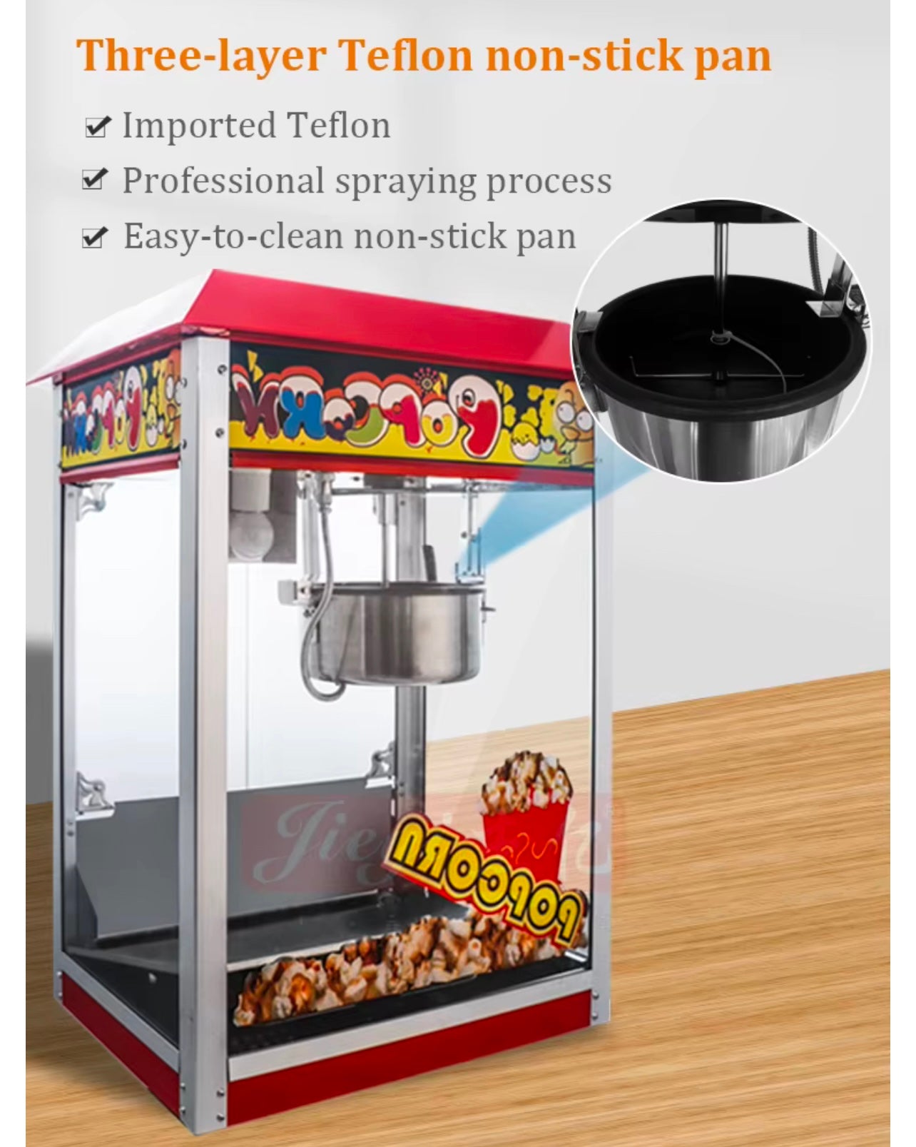 Commercial Popcorn Maker Machine & Cart