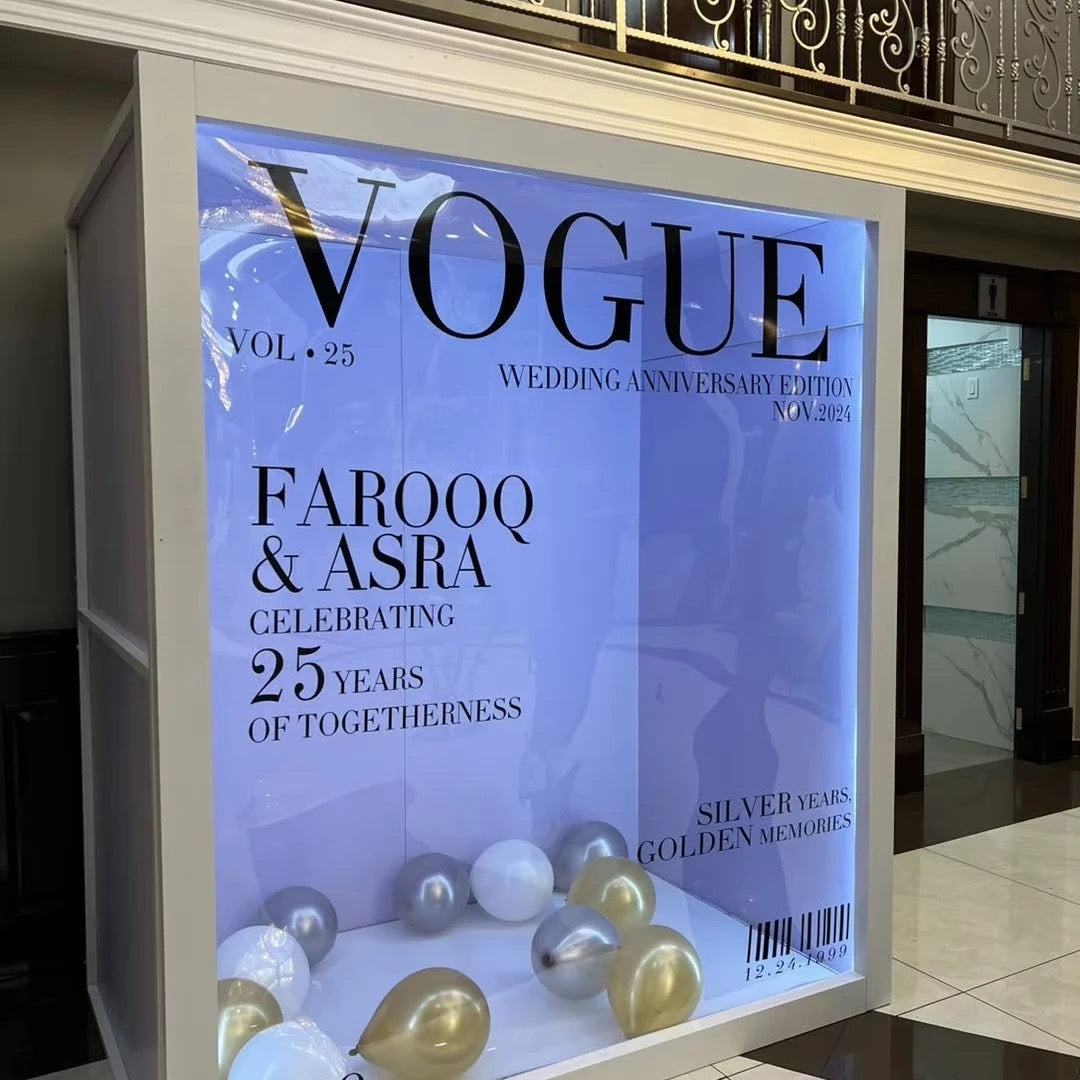 Vogue Magazine Photobooth PVC Enclosure