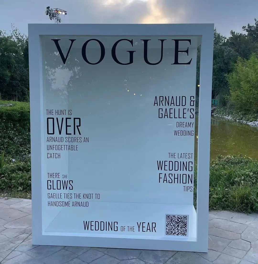 Vogue Magazine Photobooth PVC Enclosure