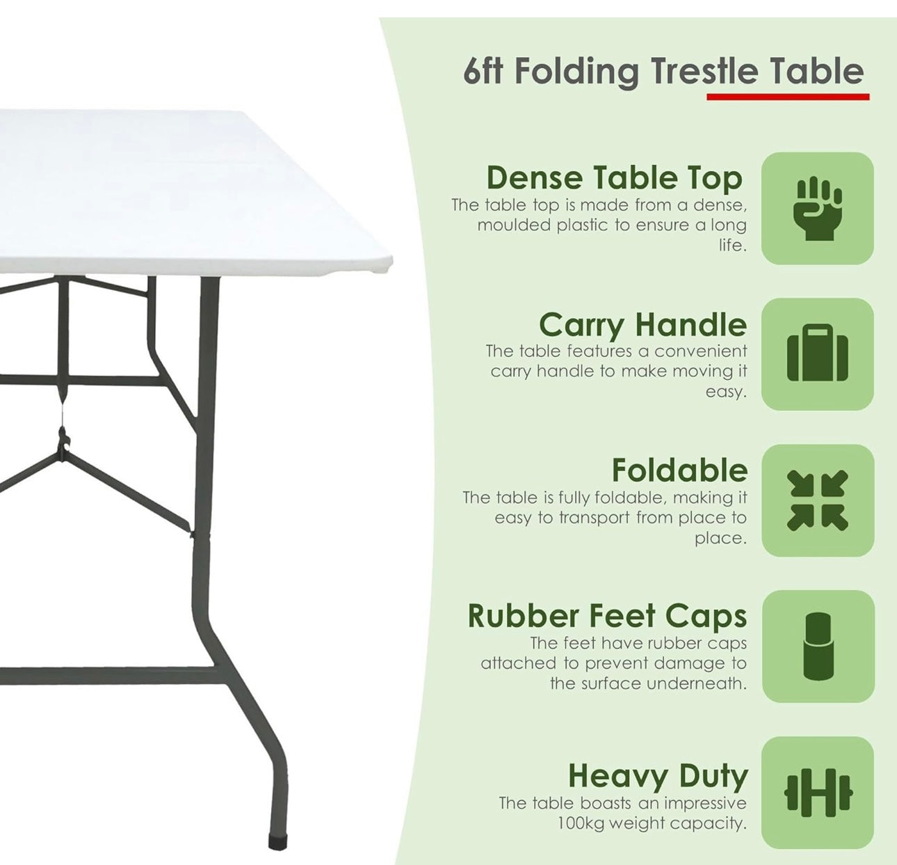 Fully Foldable Table For Props