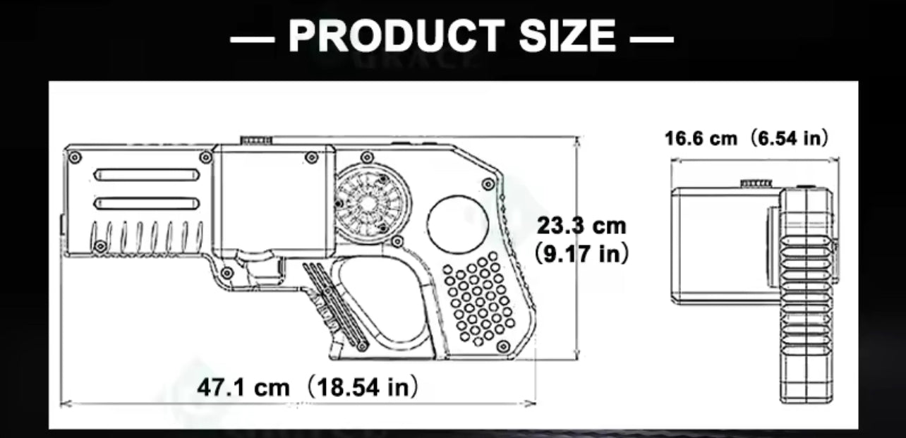 Large Handheld Cold Sparks Gun