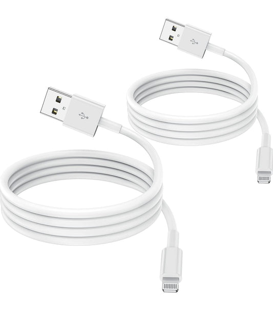 2 Pack Apple MFi Certified Charger Cables