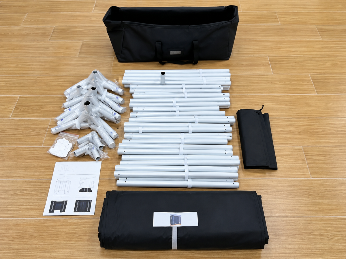 Frame Curtained Photobooth Enclosure Backdrop