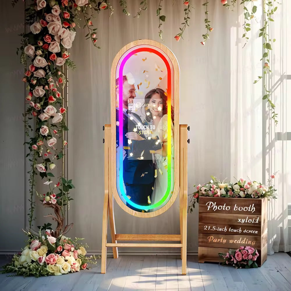 Wooden Magic Mirror DSLR Photobooth