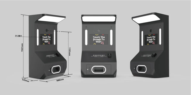 Enclosed Original Photobooth With Payment System Selfie Booth