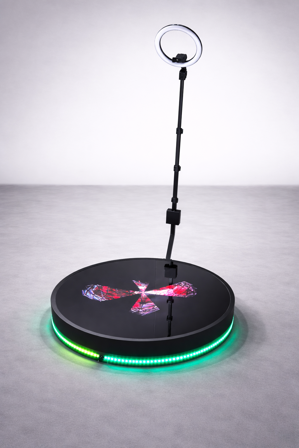 Holographic Led 360 Photo Booth Glass