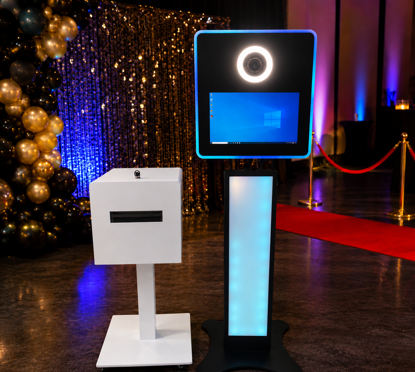 Windows DSLR Selfie Pod Photobooth With LED Base