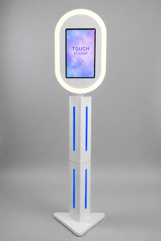 Oval IPad Selfie Pod Photobooth