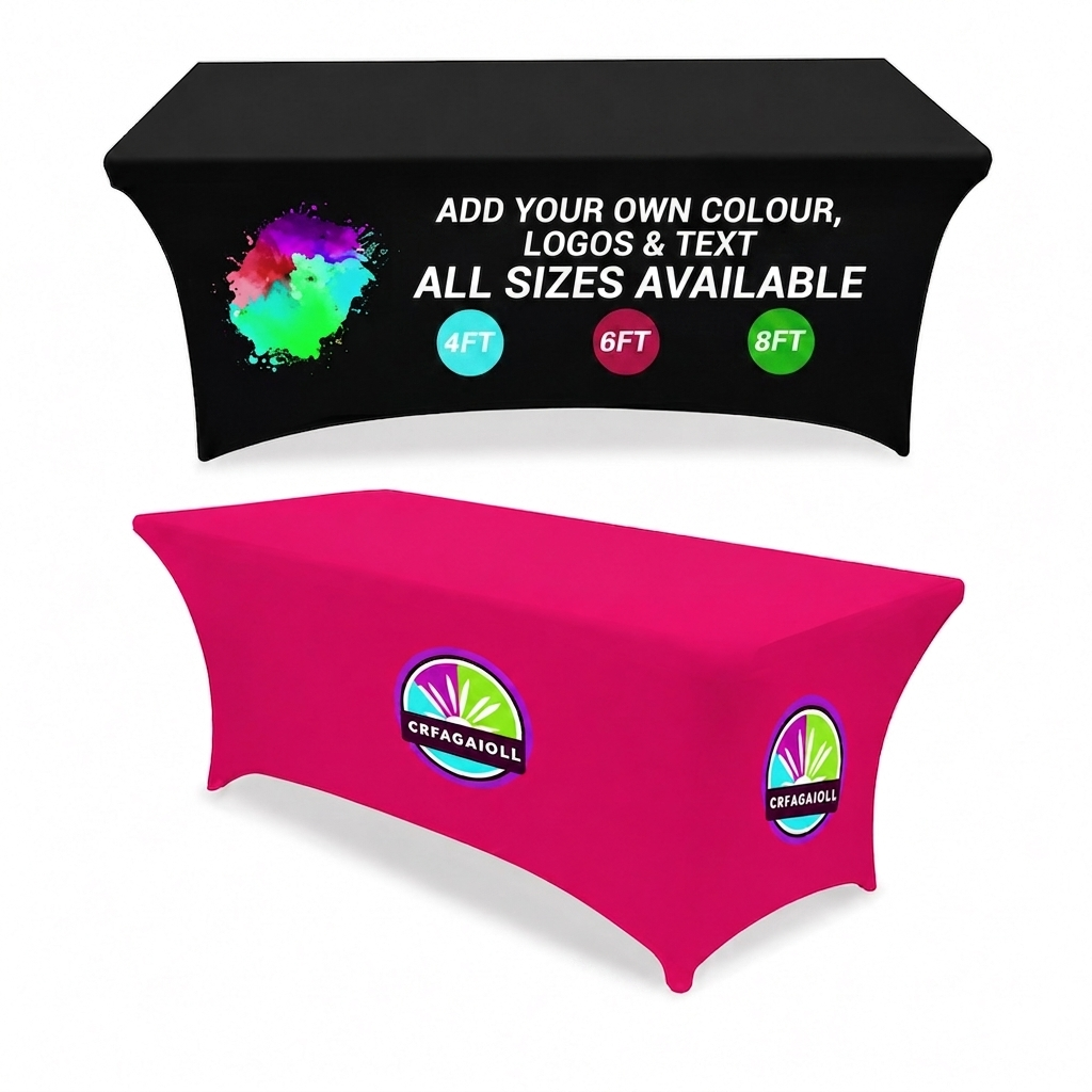 Customised Branded Fitted Tablecloth