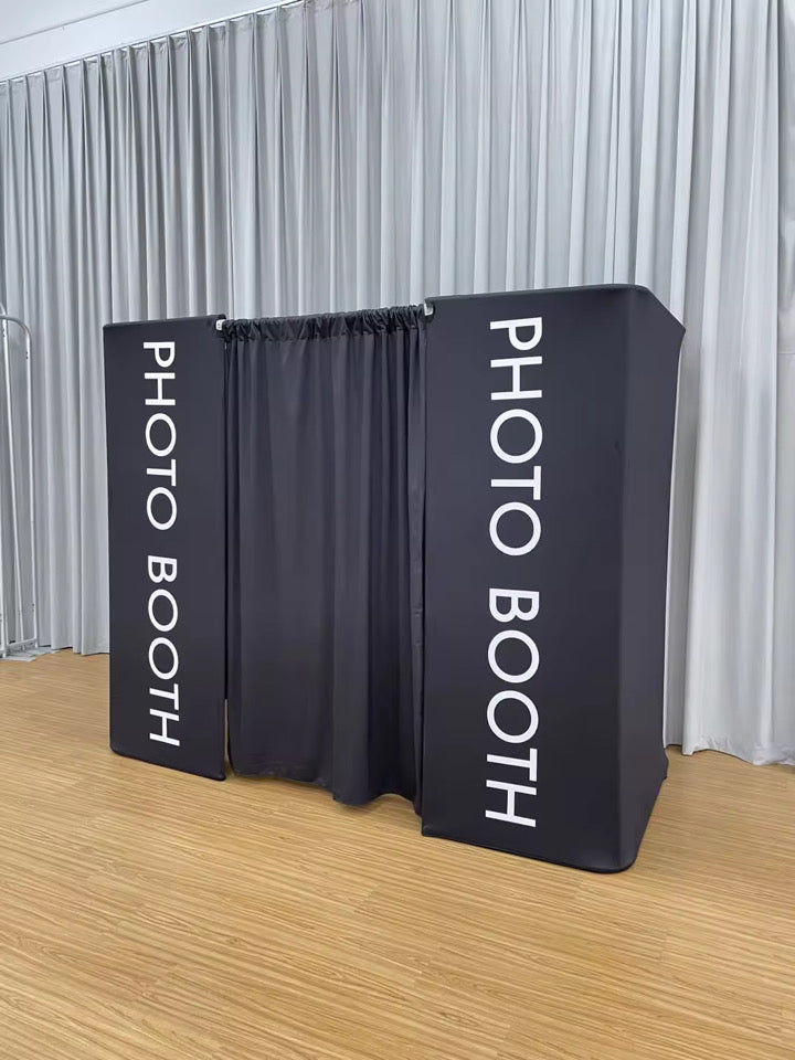 Frame Curtained Photobooth Enclosure