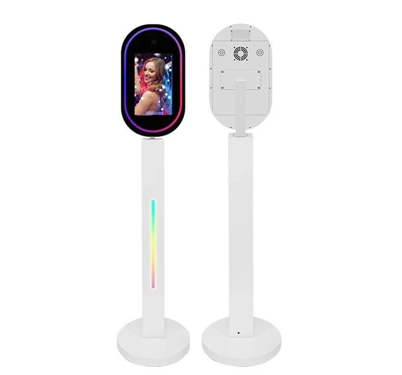 Oval Glass Selfie Pod Photobooth