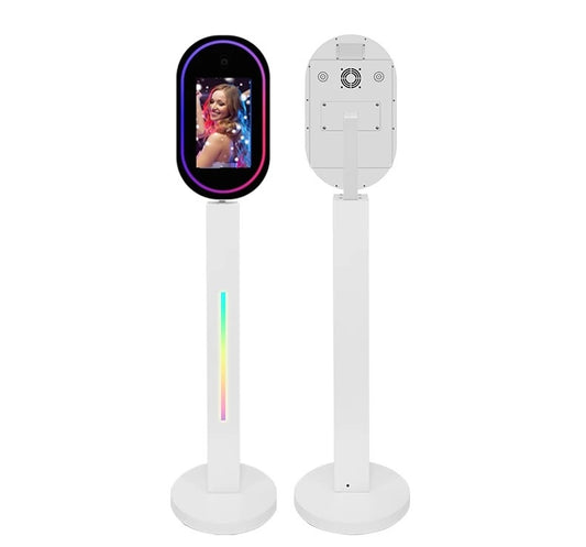 Oval Glass Selfie Pod Photobooth